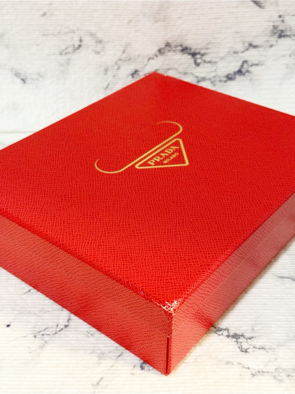 Prada Red Box for Storage / Decor Emopty - Picture 10 of 15